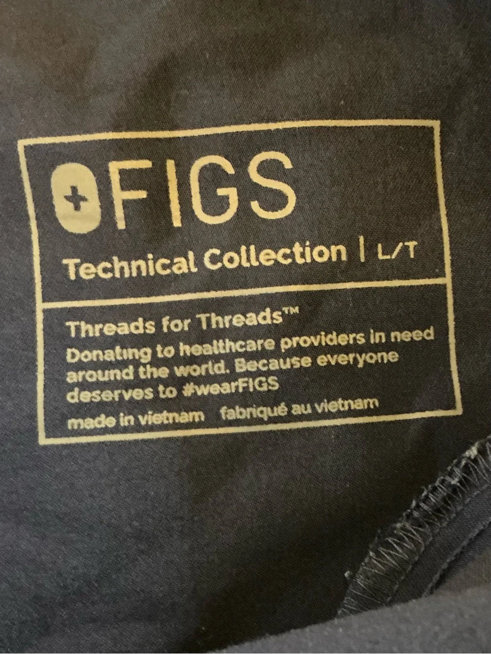 FIGS TANSEN MENS JOGGER SCRUB PANTS NAVY LARGE TALL
